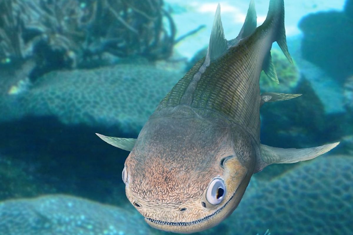 Ilustrasi Ligulalepis, ikan tertua di dunia. Ikan ini juga dikaitkan dengan moyang manusia