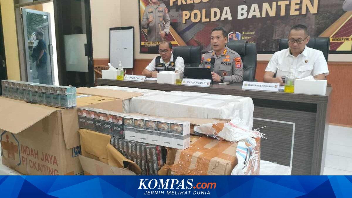 Rokok Ilegal Digelapkan oleh Sopir dan Kernet, Dua Pelaku Ditangkap Polda Banten
