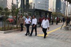 Ini Kata Jokowi Setelah Jalan Kaki di Trotoar Sudirman-Thamrin