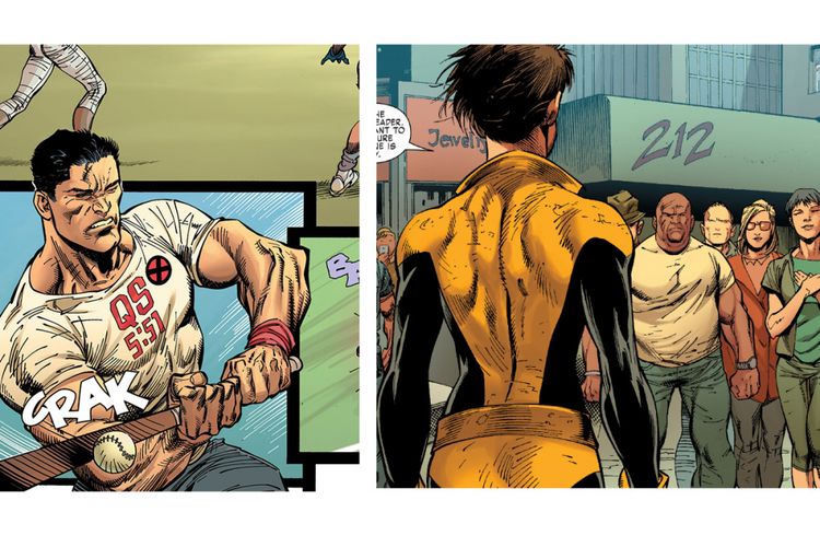 Kaus yang dikenakan tokoh Cyclops dalam komik X-Men Gold edisi pertama bertuliskan QS 5:51, sementara angka 212 tertera di plang toko dekat tokoh Kitty Pryde. Potonan tulisan Jew (dari kata Jewelry) di samping kiri kepala Kitty, seorang tokoh mutan Yahudi, juga banyak diartikan sebagai pesan anti-semit.