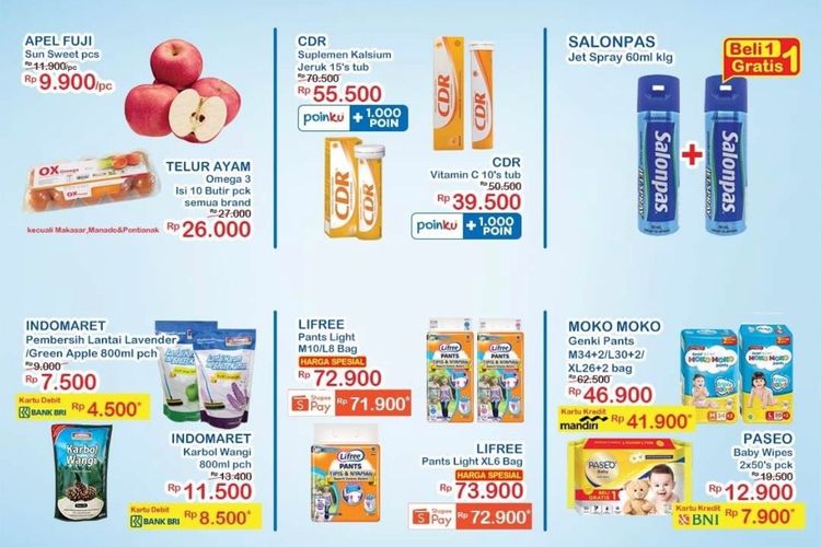 Katalog promo Indomaret periode 19-21 November 2021.