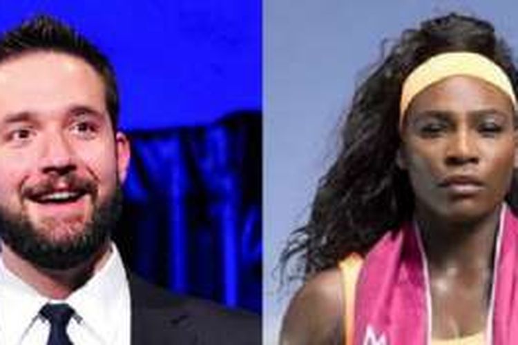 Alexis Ohanian dan Serena Williams. Foto diambil dari Facebook dan Instagram pribadi.