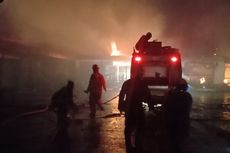 22 Kios di Pasar Salak Tasikmalaya Ludes Terbakar, Diduga akibat Korsleting Listrik