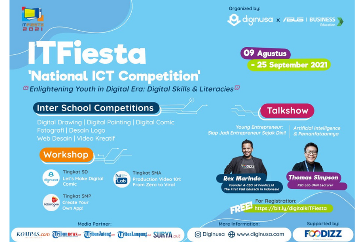 Acara ITFiesta yang diadakan oleh Diginusa. 