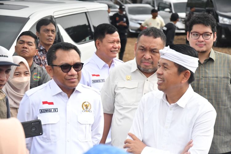 Dirjenbun Andi Nur Alam Syah bersama perwakilan dari Komisi IV DPR berkunjung ke Kabupaten Subang.