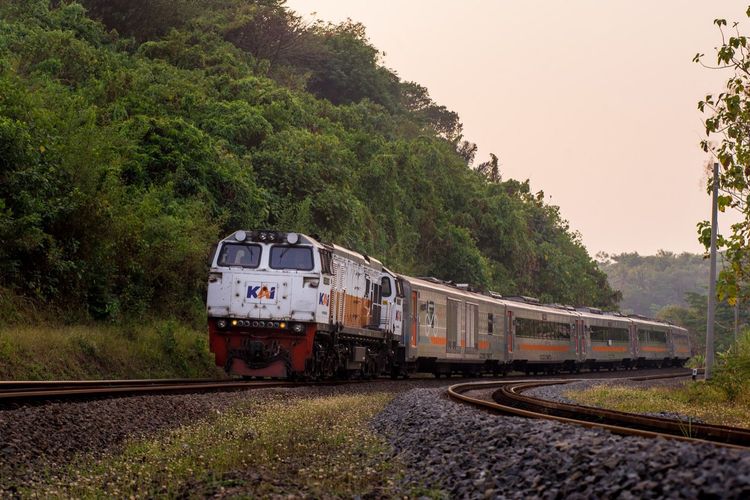 Ilustrasi kereta api. Simak jadwal dan harga tiket KA Surabaya-Banyuwangi PP 2023. 