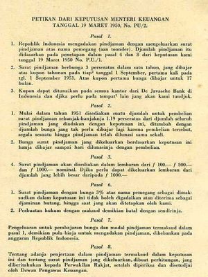 Kebijakan Gunting Syafruddin pada 1950