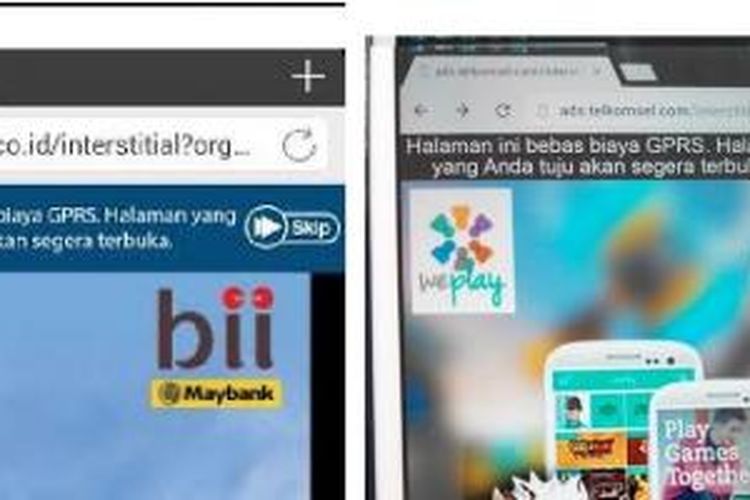  Jenis iklan dari operator seluler yang diprotes.