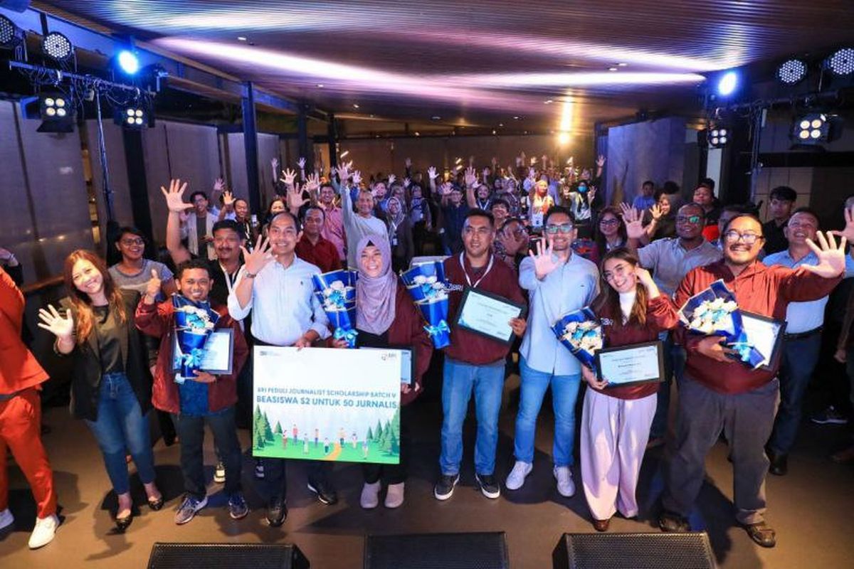 Dari 345 pendaftar, terpilih 50 jurnalis penerima beasiswa BRI Fellowship Journalism 2024.