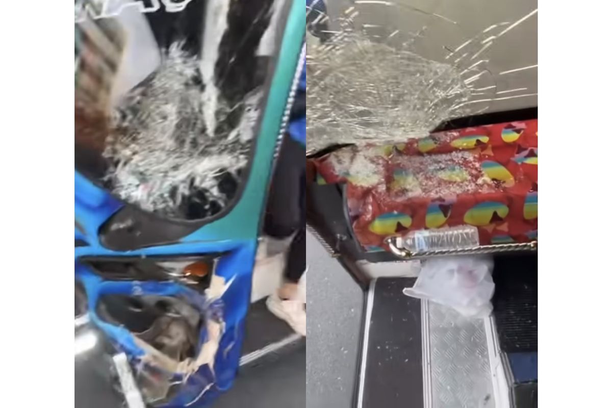 Bus Persib kecelakaan di ruas jalan Thailand, Sabtu (27/7/2025) saat tim tengah menjalani training camp atau TC di sana