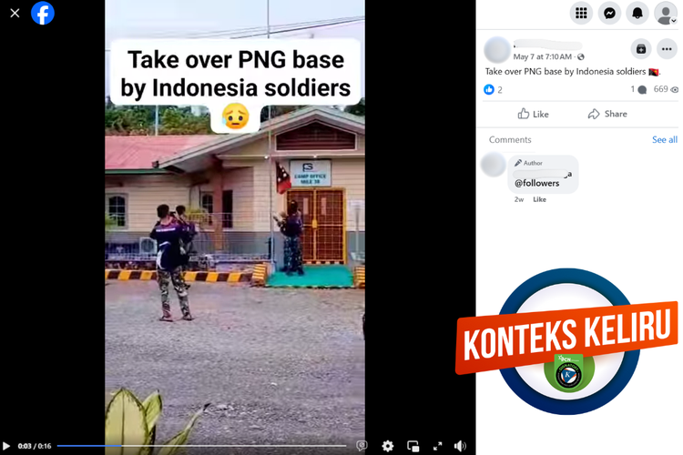 TNI Meluruskan Peristiwa Penurunan Bendera Papua Nugini di Mimika