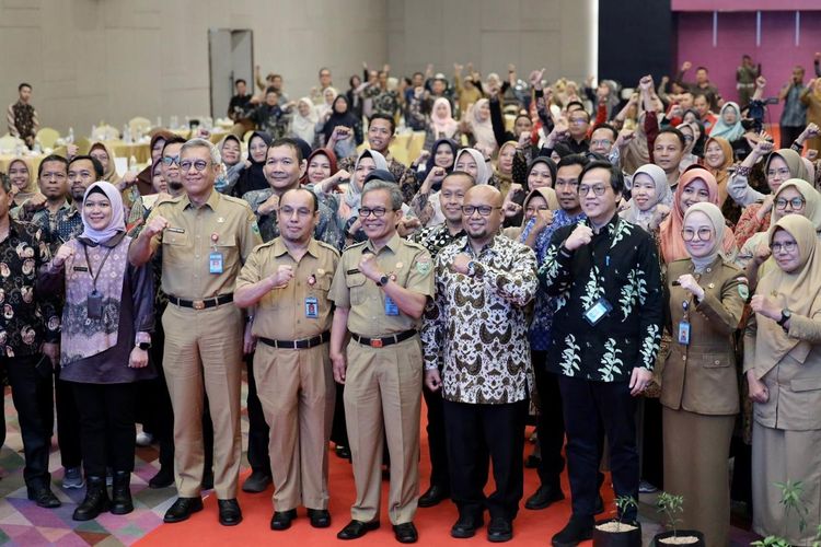 Pemerintah Provinsi (Pemprov) Sumatera Selatan (Sumsel) menggelar kegiatan Training of Trainers (ToT) GSMP Goes to School Awards 2024 di Hotel Zuri, Palembang, Sumsel, Selasa (28/5/2024).
