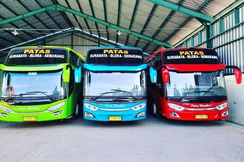 Harga Tiket Bus AKAP Kelas Patas PO Putra Mandiri Semarang-Surabaya