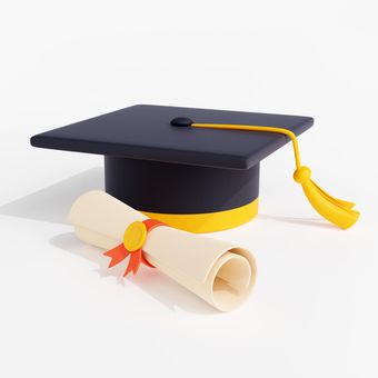 Ilustrasi sarjana.