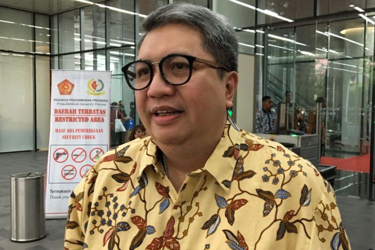 Ketua Umum Asosiasi Pengusaha Ritel Indonesia (Aprindo) Roy Mandey saat ditemui di Menara Kompas, Jakarta Pusat, Kamis (26/4/2018).