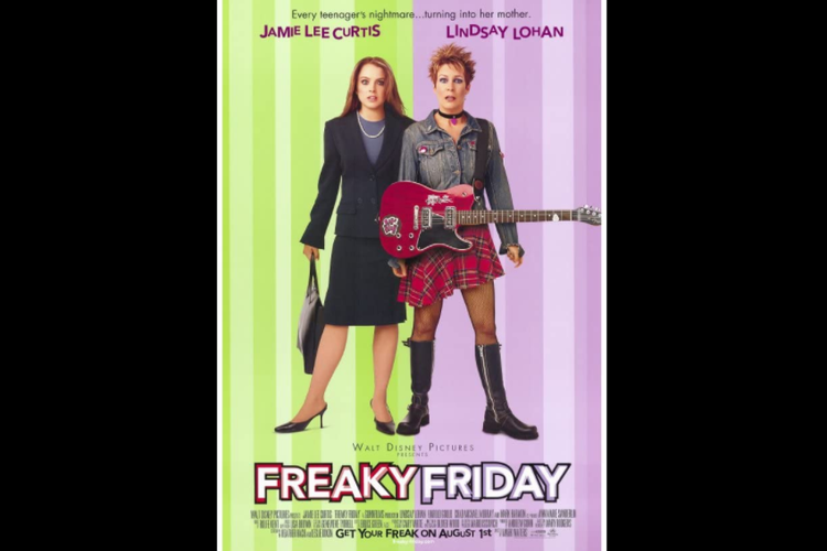 Film Freaky Friday yang dibintangi Lindsay Lohan dan Jamie Lee Curtis dapat disaksikan melalui Disney+ Hotstar