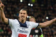 PSG Kehilangan Ibrahimovic Enam Pekan