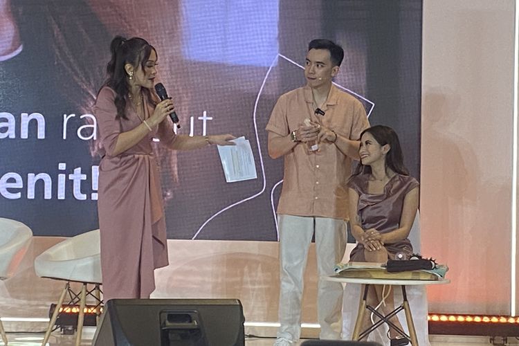 Rey Nathanael pada acara peluncuran produk Philips BLDC Hair Dryer 8000 Series di Central Park Mall, Jakarta Pusat, Jakarta Barat, Sabtu (17/5/2025).