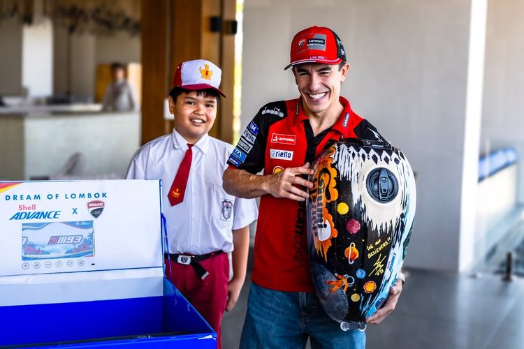 Shell Advance Ajak Marc Márquez Berbagi Pengalaman di Lombok