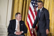 Trump dan Obama Beri Ucapan Duka Cita atas Wafatnya George Bush Senior