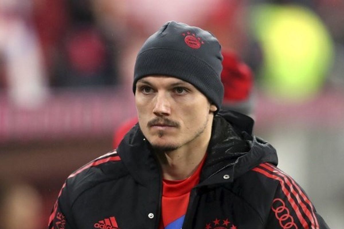 Gelandang Bayern Muenchen Marcel Sabitzer terihat dalam salah satu pertandingan Liga Jerman melawan Eintracht Frankfurt, 28 Januari 2023. Kini, Marcel Sabitzer telah resmi dipinjamkan ke klub peserta Liga Inggris, Manchester United. Ia masuk skuad Man United untuk melawan Crystal Palace, Sabtu (4/2/2023) pukul 22.00 WIB. 