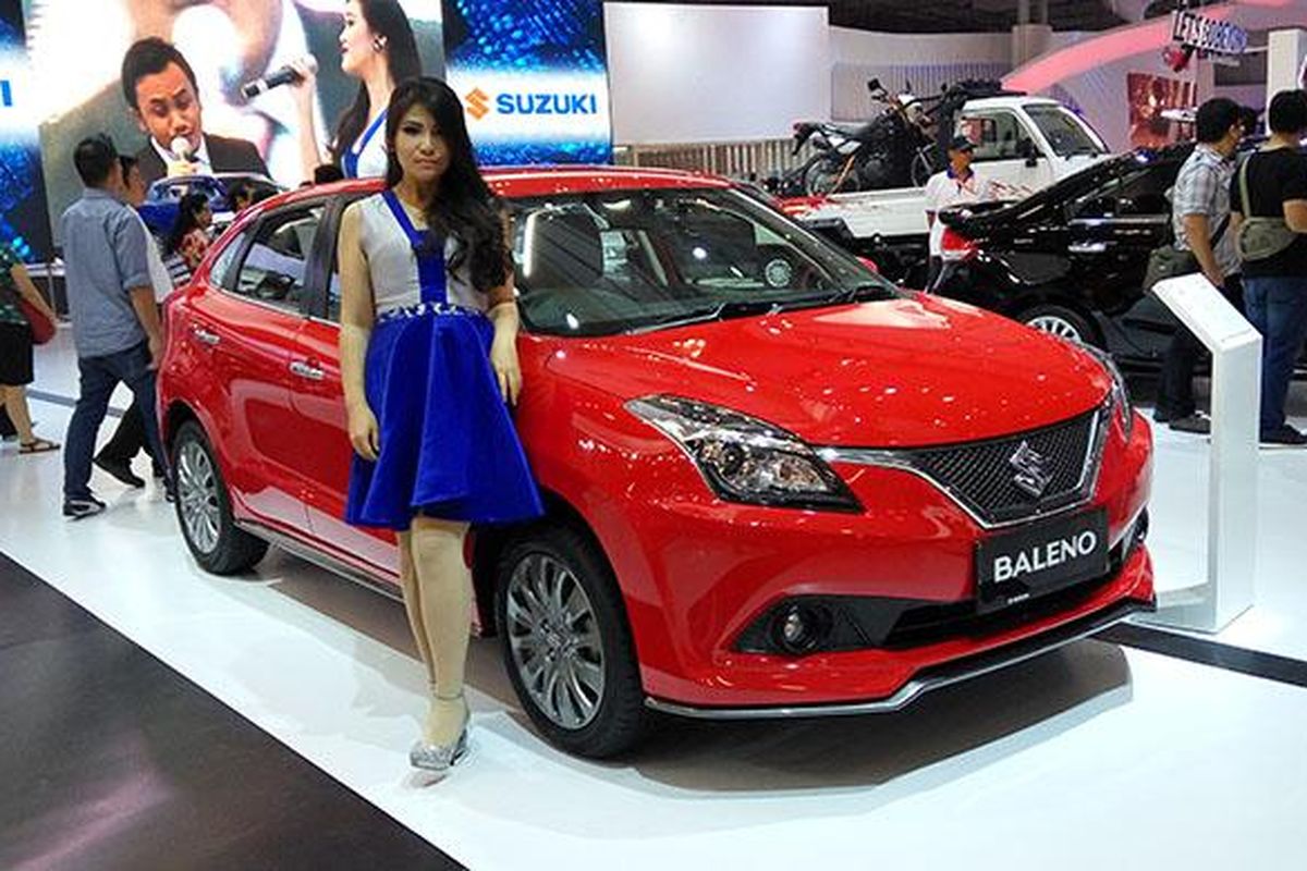 Suzuki Baleno di Booth Suzuki di GIIAS 2016