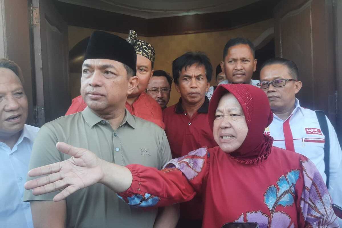 Paslon Pilgub Jatim 2024 yang didukung PDI-P, Risma-Gus Hans.