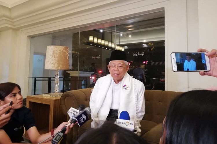 Calon wakil presiden nomor urut 01 Maruf Amin 