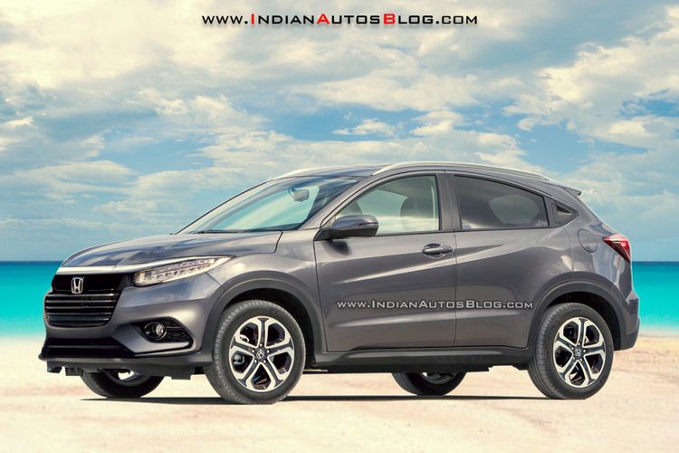 Honda HR-V facelift render.