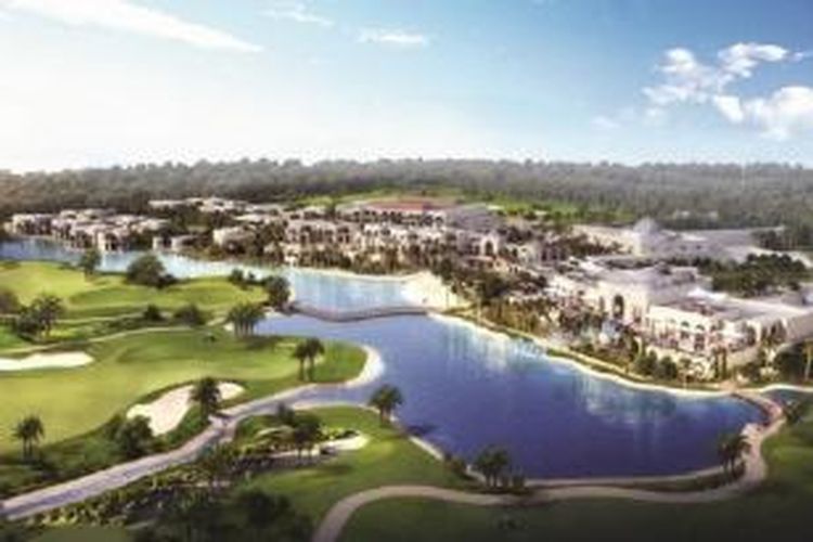Trump World Golf Dubai yang dirancang Tiger Woods.