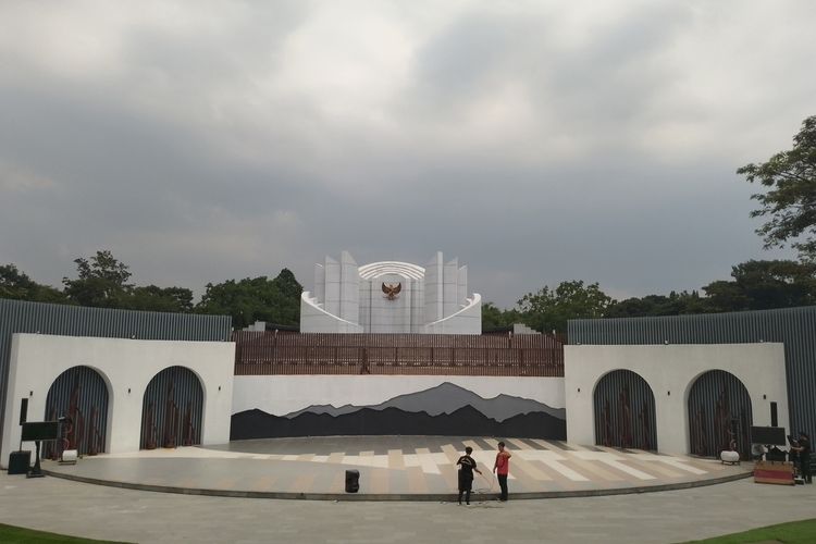 Wajah baru Monumen Perjuangan Rakyat Jawa Barat di Kota Bandung usai dibuka kembali pada Kamis (28/12/2023).