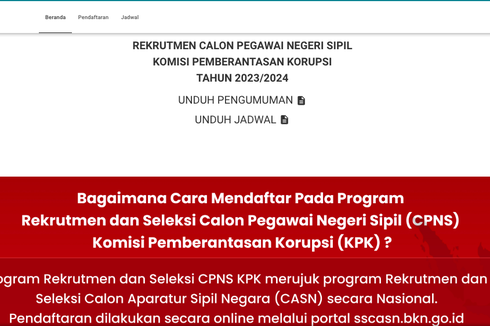KPK Buka 214 Formasi CPNS 2023, Ini Linknya