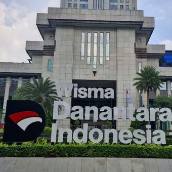 Wisma Danantara di Jalan Gatot Subroto, Jakarta Selatan.