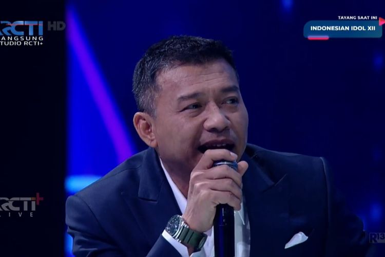 Penyanyi Anang hermansyah menjadi juri pada malam Grand Final Indonesian Idol 2023, Senin (15/5/2023).