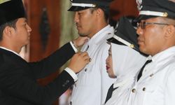 Plt Bupati Trenggalek Melantik Lebih dari 100 Kepala Desa Terpilih