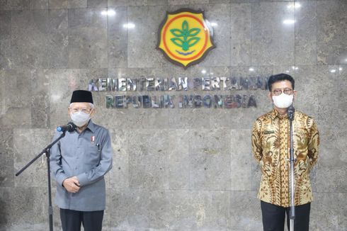 Wapres Ma’ruf Minta Jajaran Kementan Bekerja Sama Jamin Ketersediaan Pangan Jelang Ramadhan