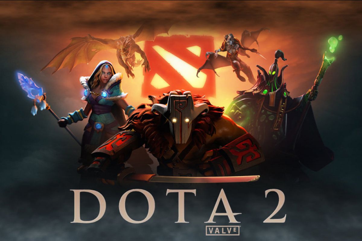 Ilustrasi game Dota 2.