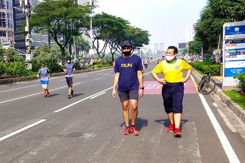 Cegah Orang Berdempetan Jadi Alasan Pemkot Larang Pejalan Kaki Datang ke CFD Jaksel