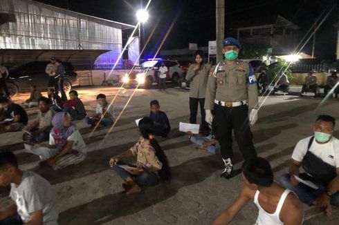 77 Orang di Riau Ditangkap karena Abaikan Imbauan Physical Distancing