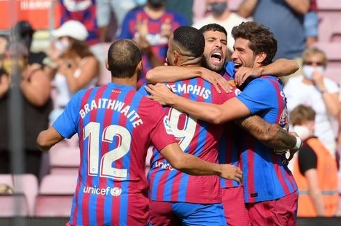 HT Barcelona Vs Getafe - Sergi Roberto Cetak Gol Kilat, Barca Unggul