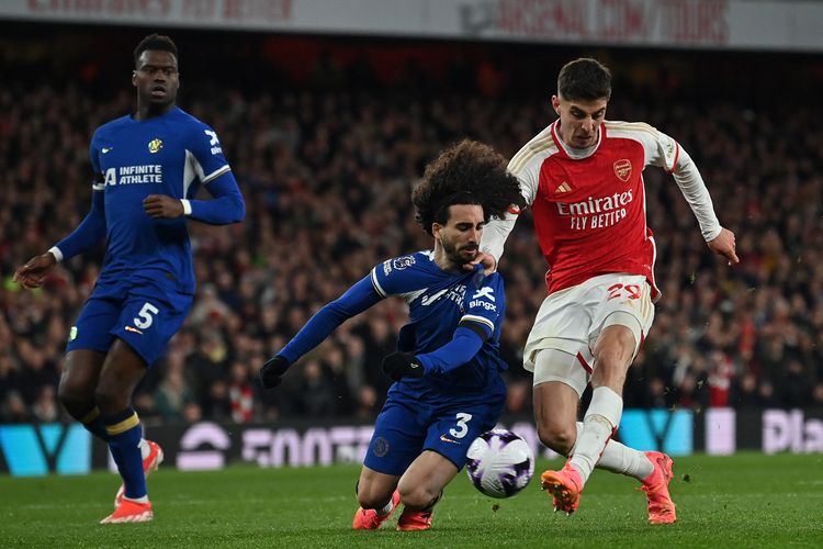 Arsenal derrota a Chelsea 5-0 en el partido aplazado de la semana 29 de la Liga Inglesa 2023-2024