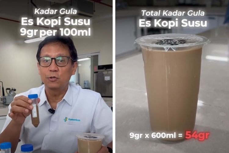 Menkes Bongkar Kandungan Gula Minuman Pinggir Jalan, Es Kopi Susu Tembus Batas Harian