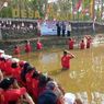 Unik, Warga Gunungkidul Upacara Bendera di Sungai, Apa Maknanya? 