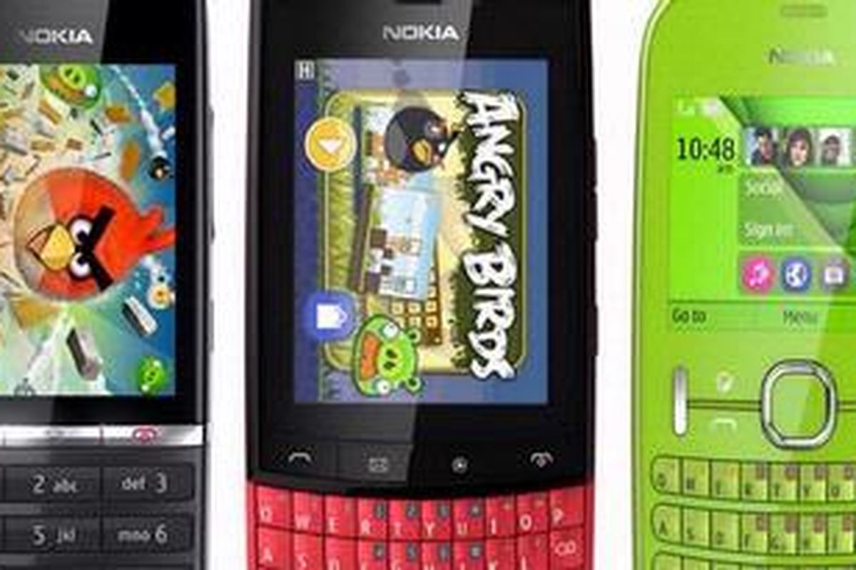 Ponsel Nokia Seri Asha yang akan diluncurkan di Indonesia dalam waktu dekat. Asha diambil dari bahasa Sanskerta (Hindi) yang berarti Garis Harapan