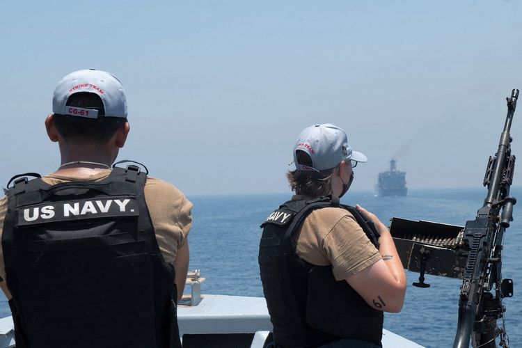 AS Tetap Blokade Selat Hormuz meski Iran Sudah Membuka Aksesnya