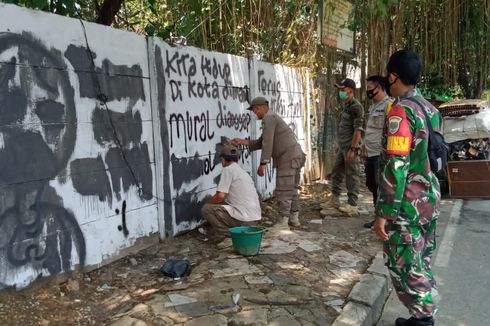 Mural Kritik Pemerintah Kembali Dihapus Aparat, Kali Ini di Citayam