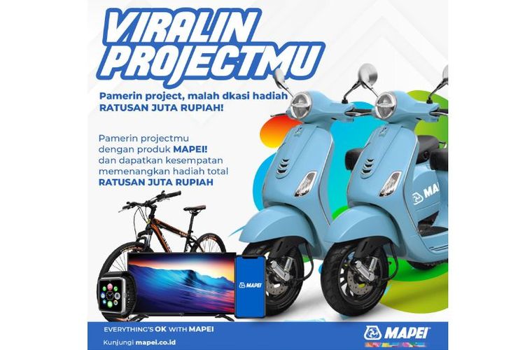 Kompetisi ?Viralin Projectmu? oleh Mapei Indonesia 

