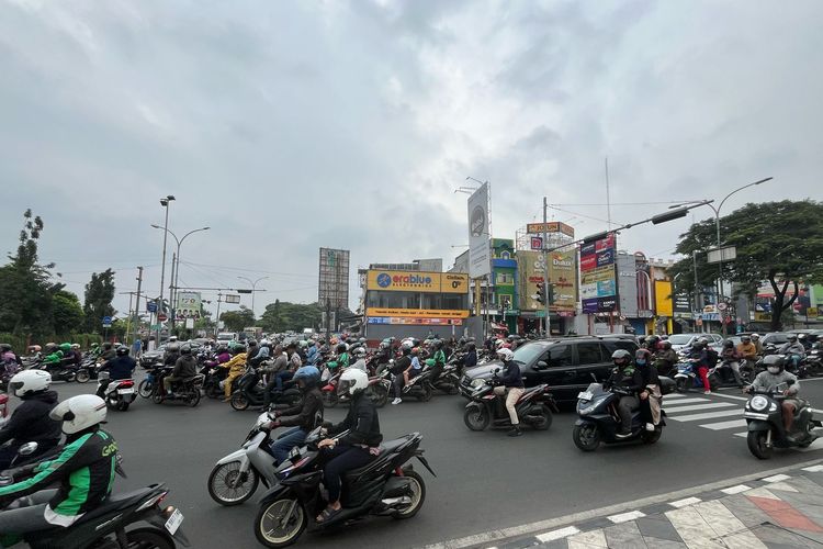 Simpang Juanda, Jalan Margonda Raya, Kota Depok, Selasa (11/2/2025).