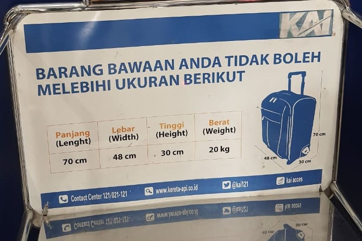 Simak Ketentuan Bawa Bagasi Di Kereta Api Agar Tak Dikenakan Biaya Tambahan