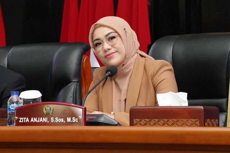 Ketua Dewan Pimpinan Daerah (DPP) Partai Amanat Nasional (PAN) Zita Anjani dalam sebuah kesempatan.